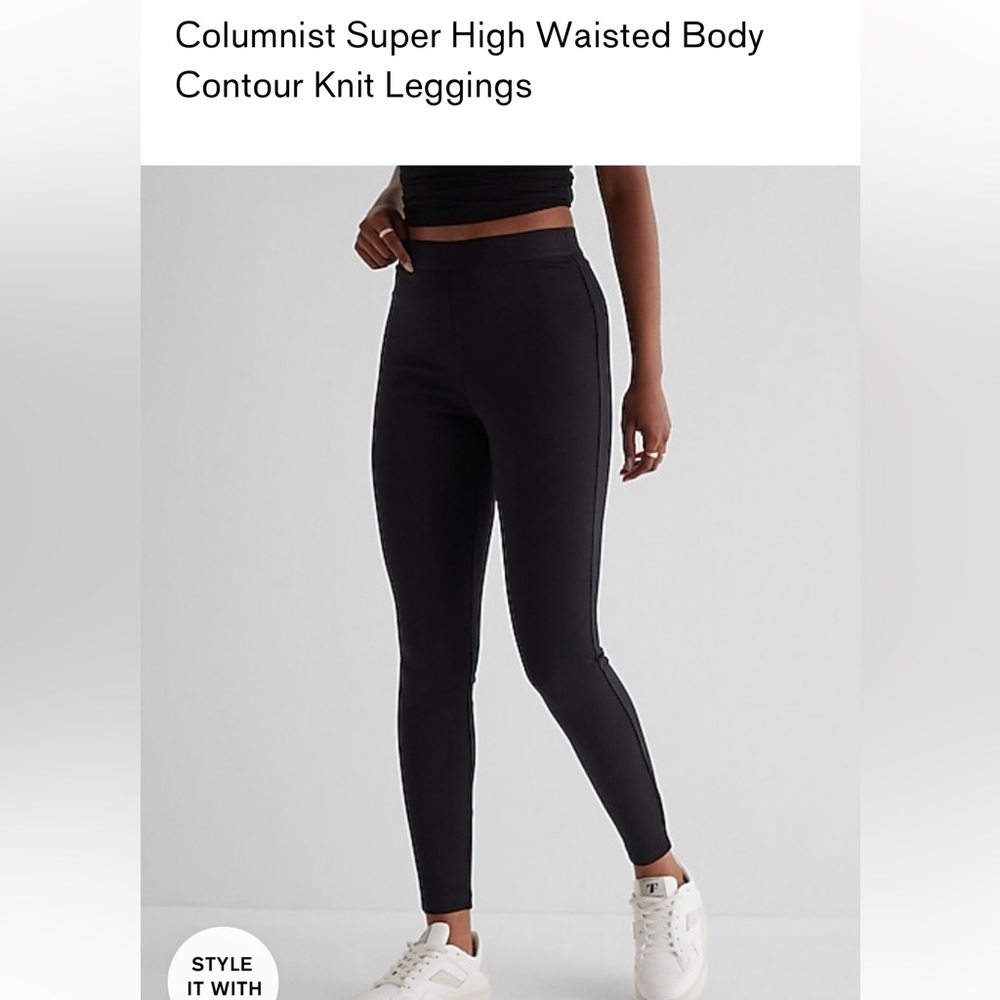 NWT Columnist Super High Waisted Bodycon Knit Leggings